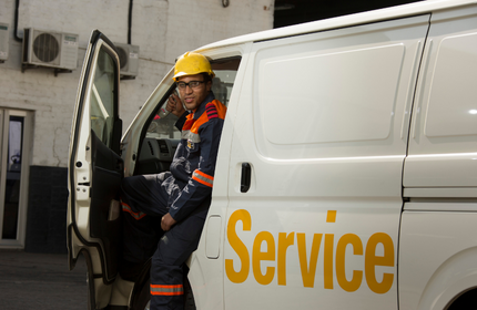 service truck- equipment service